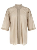 Rick Owens Gray Cotton Blouse