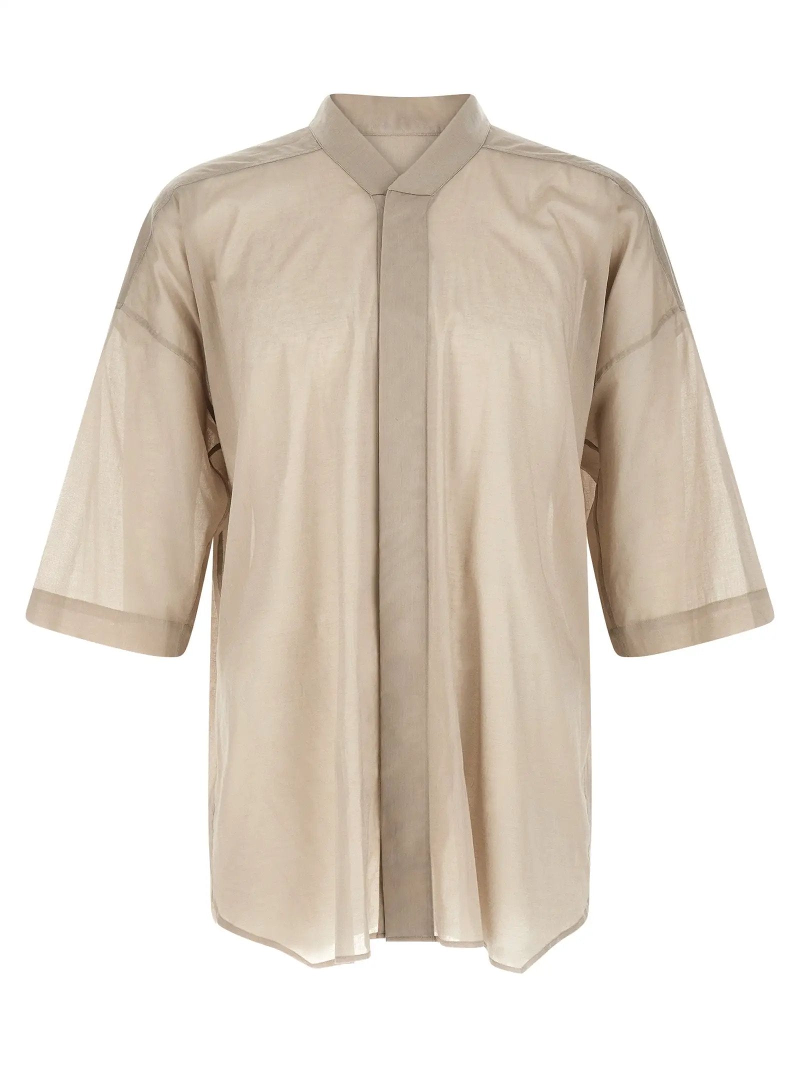 Rick Owens Gray Cotton Blouse