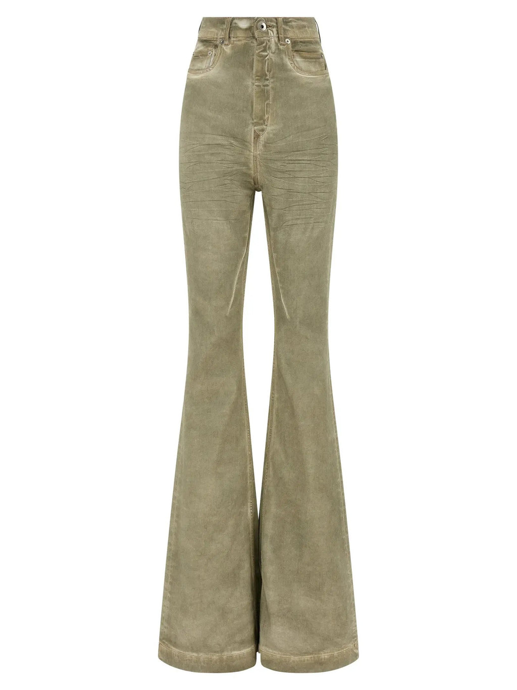 DRKSHDW Beige Cotton Bootcut Jeans