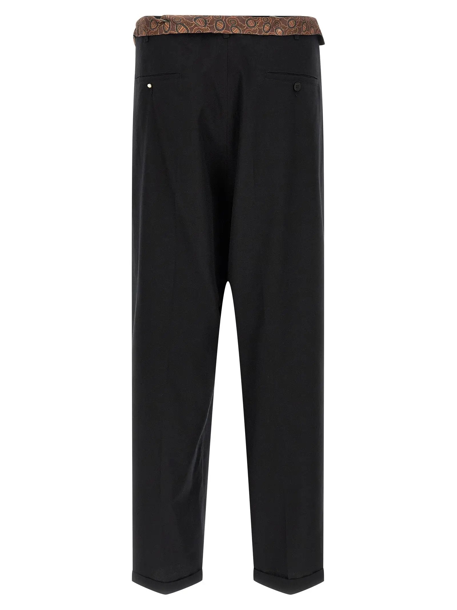 Magliano Black Cotton Casual Pants