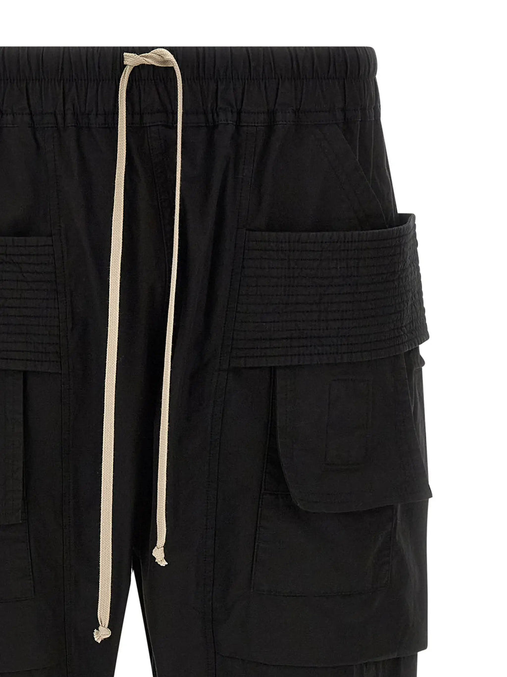 DRKSHDW Black Cotton Cargo Pants