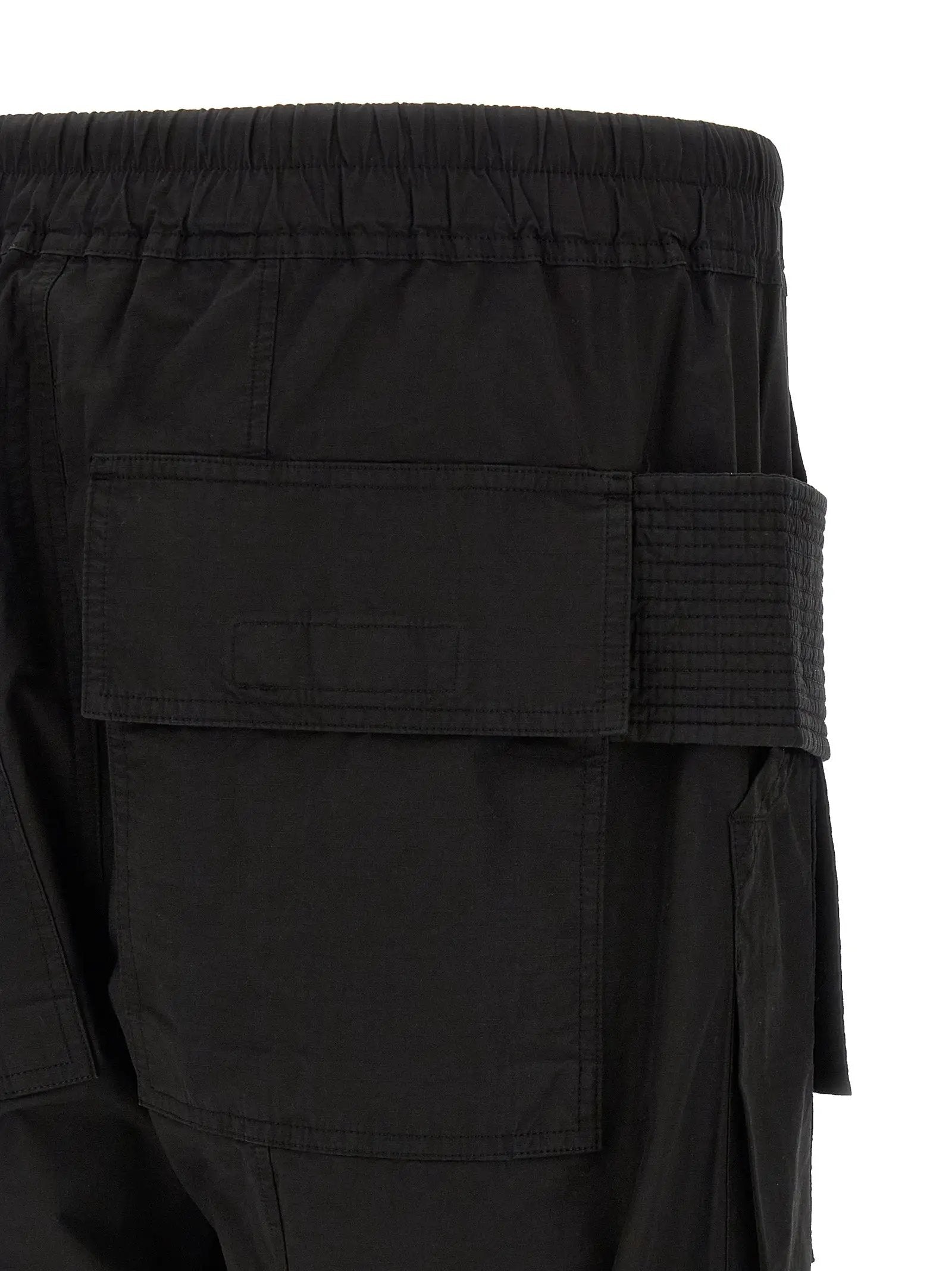 DRKSHDW Black Cotton Cargo Pants
