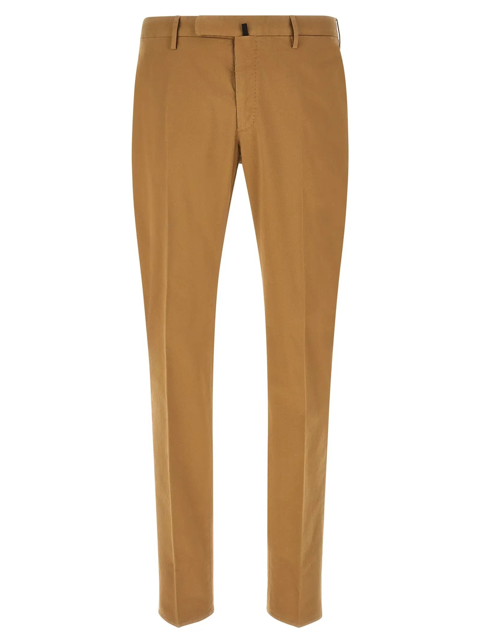 Incotex Brown Cotton Casual Pants