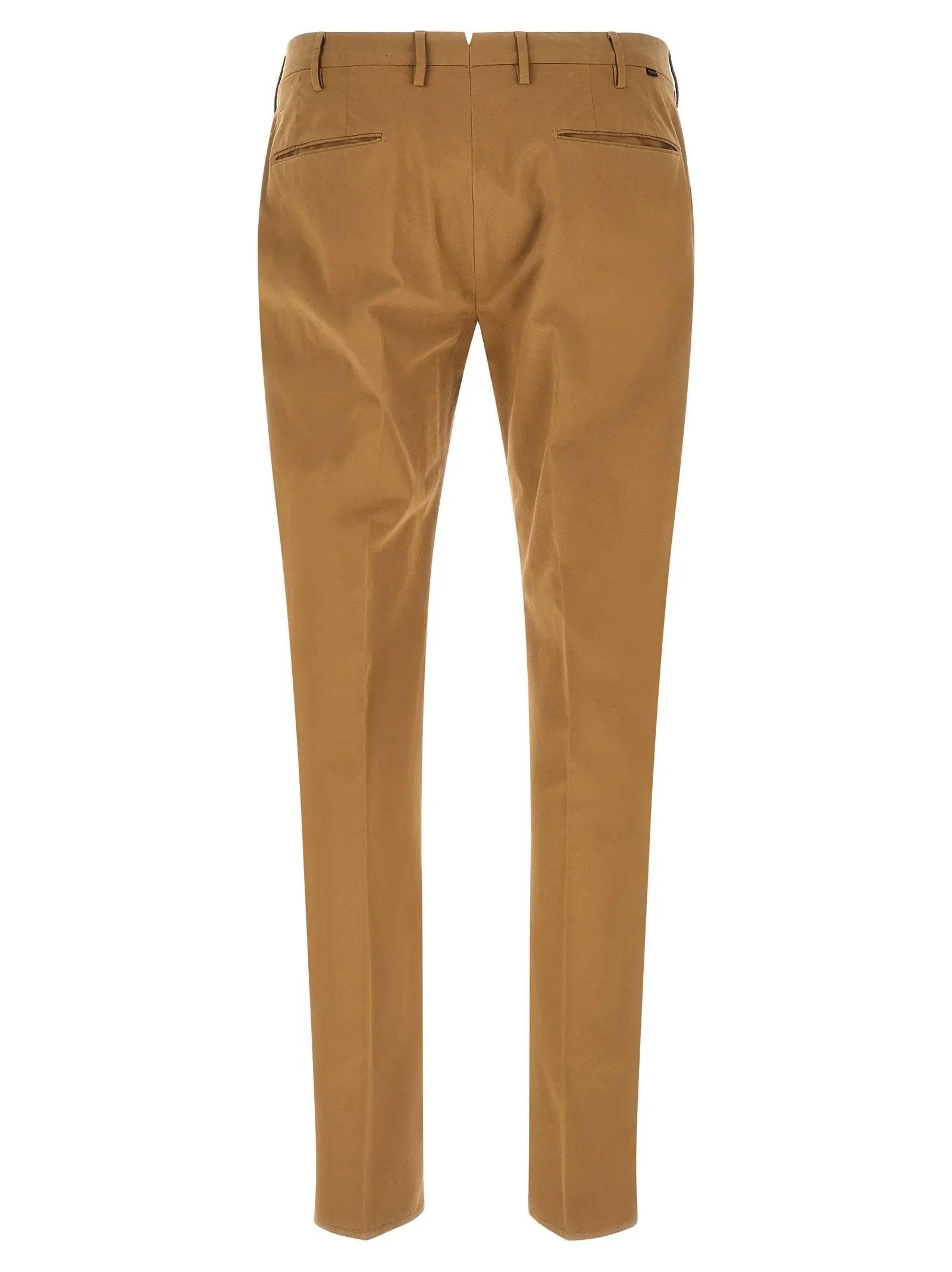 Incotex Brown Cotton Casual Pants