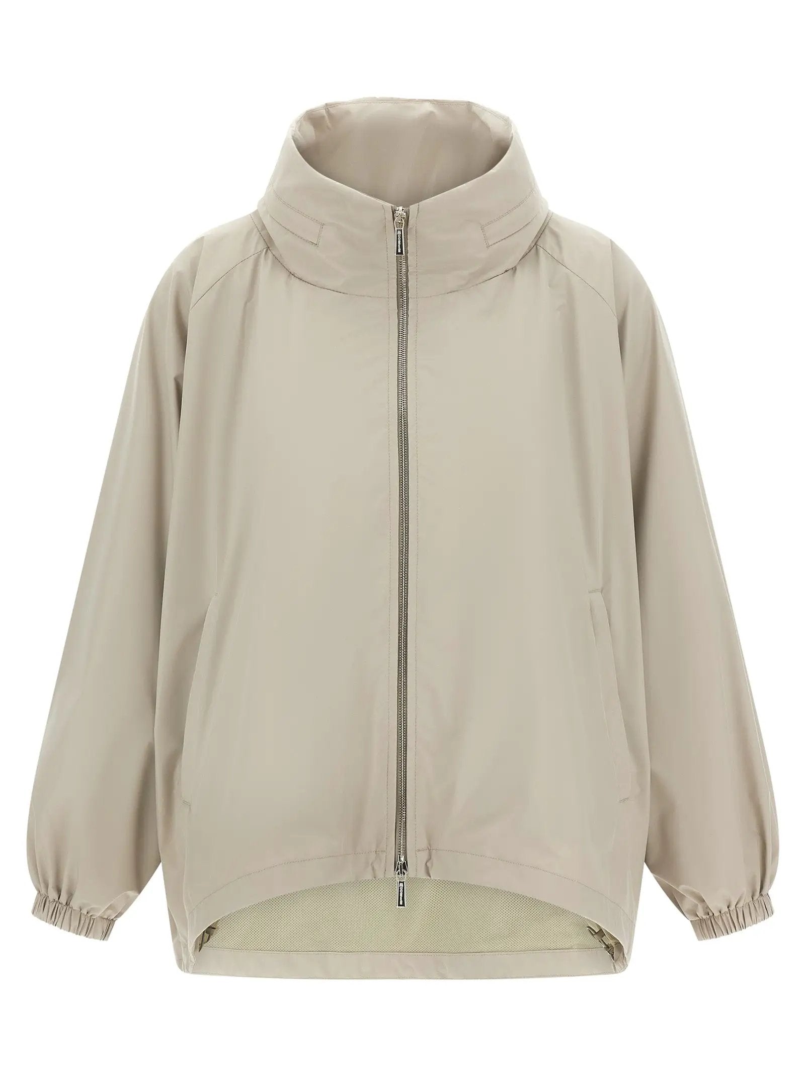 MooRER Gray Polyester Shell Jacket