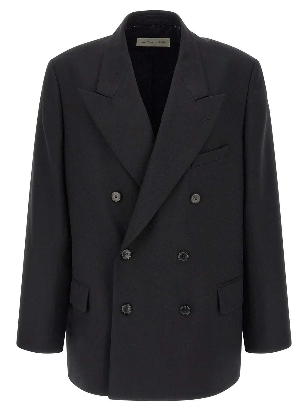 Dries Van Noten Black Wool Blazer