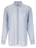 Dries Van Noten Blue Copper Blouse