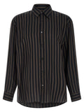 Dries Van Noten Black Copper Blouse