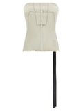 DRKSHDW Gray Cotton Tank Tops