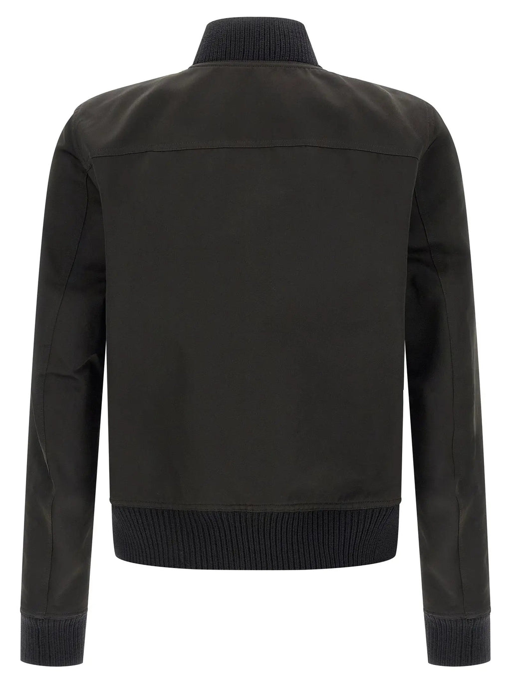 Rick Owens Black Polyester Bomber