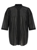 Rick Owens Black Cotton Blouse