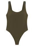 Brunello Cucinelli Bicolor Polyamide One-Piece Swimsuit