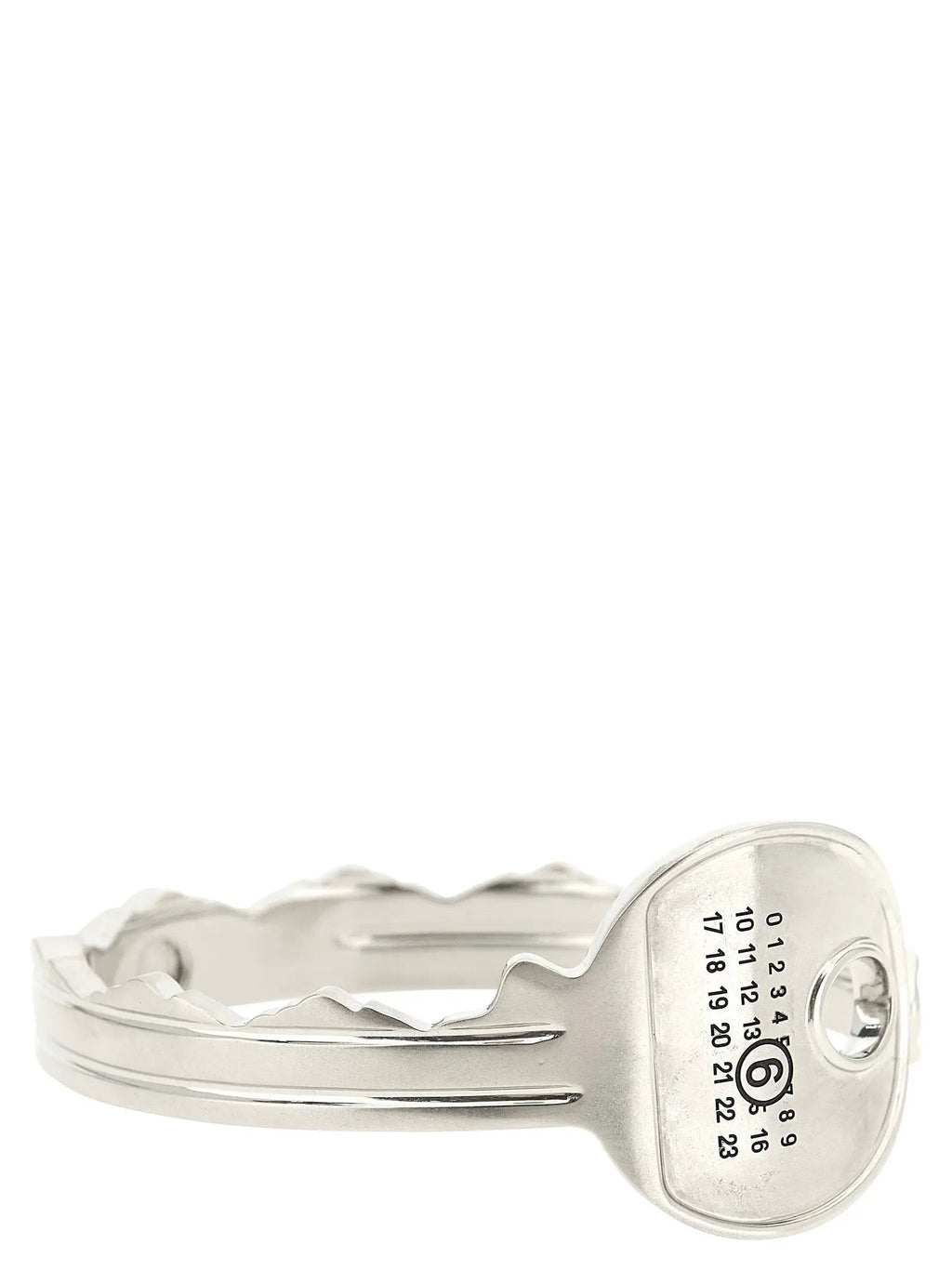 MM6 Maison Margiela Silver Brass Bracelet