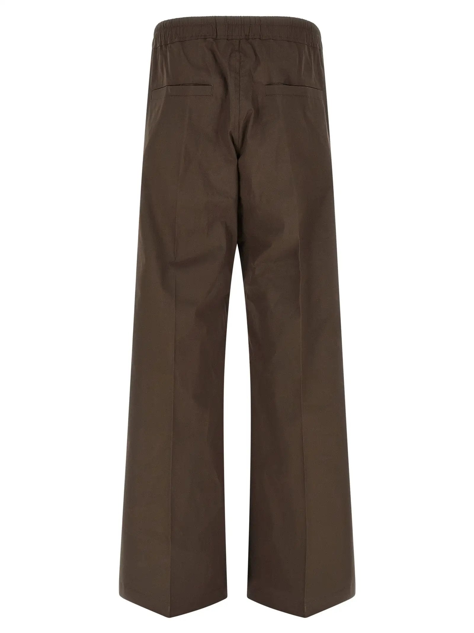 Rick Owens Brown Cotton Cargo Pants