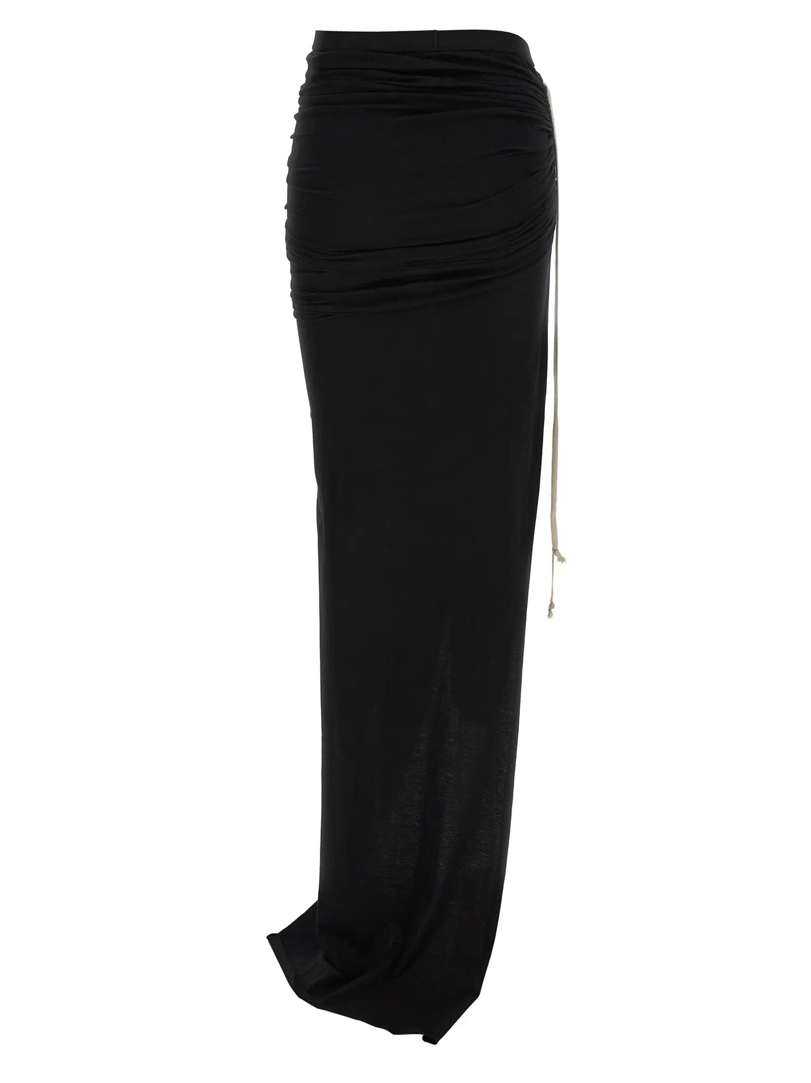 DRKSHDW Black Cotton Mini Skirt