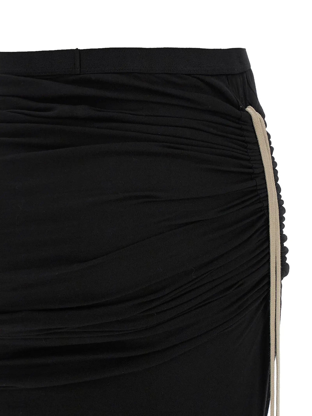 DRKSHDW Black Cotton Mini Skirt