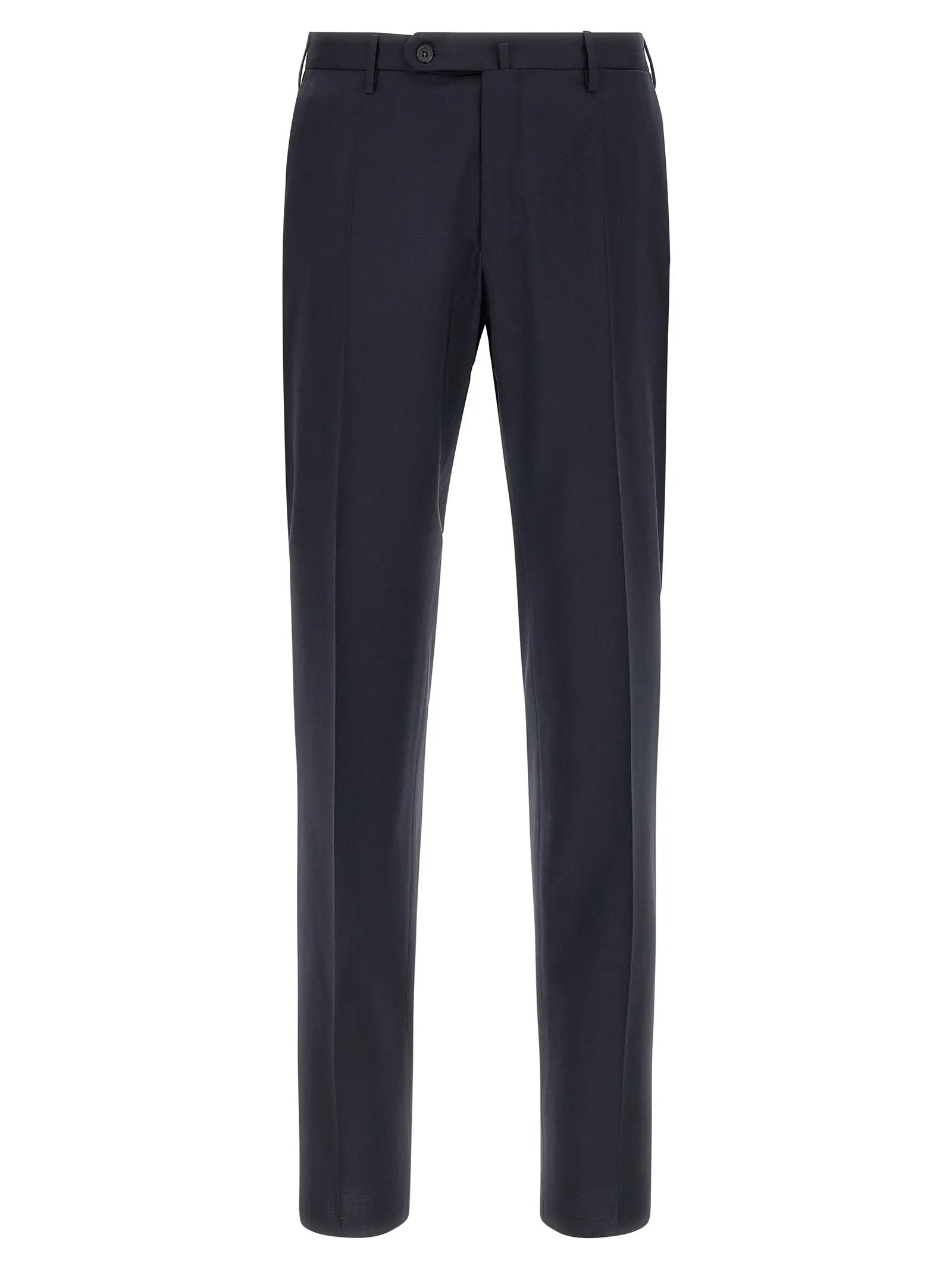 Incotex Blue Virgin Wool Dress Pants