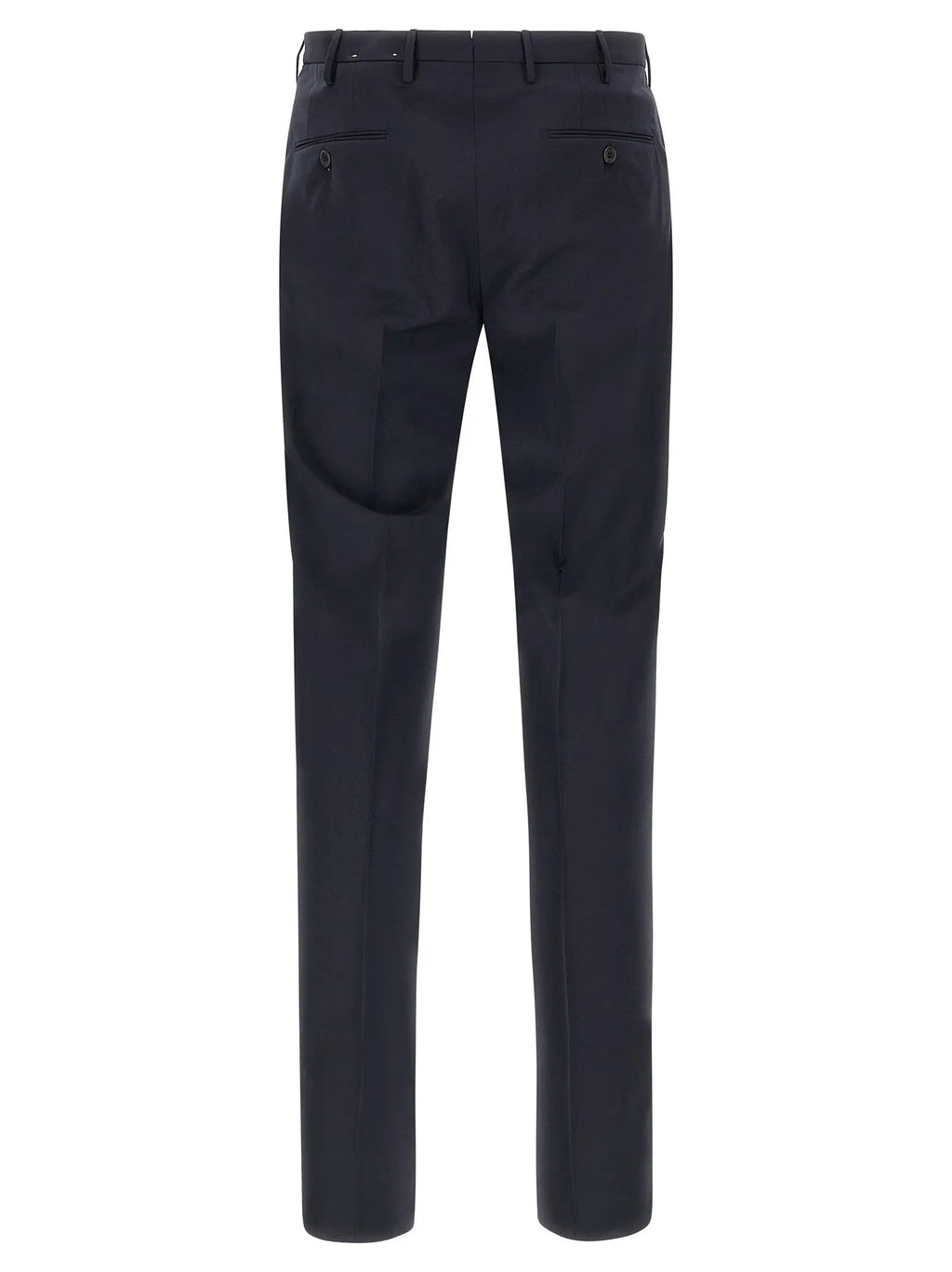 Incotex Blue Virgin Wool Dress Pants