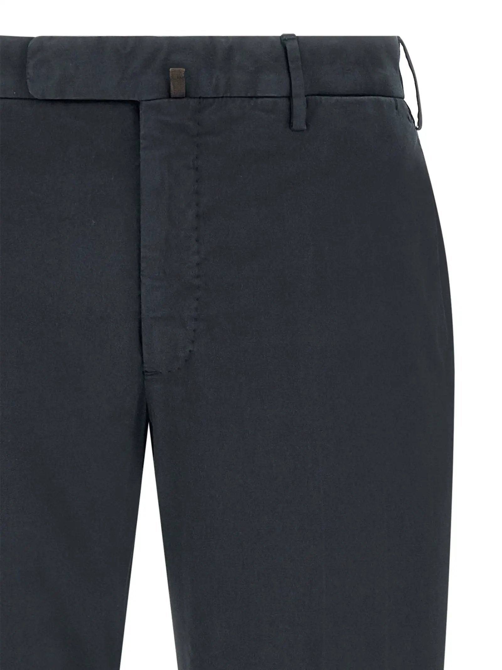 Incotex Blue Cotton Casual Pants