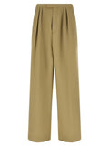 Dries Van Noten Bicolor Wool Casual Pants