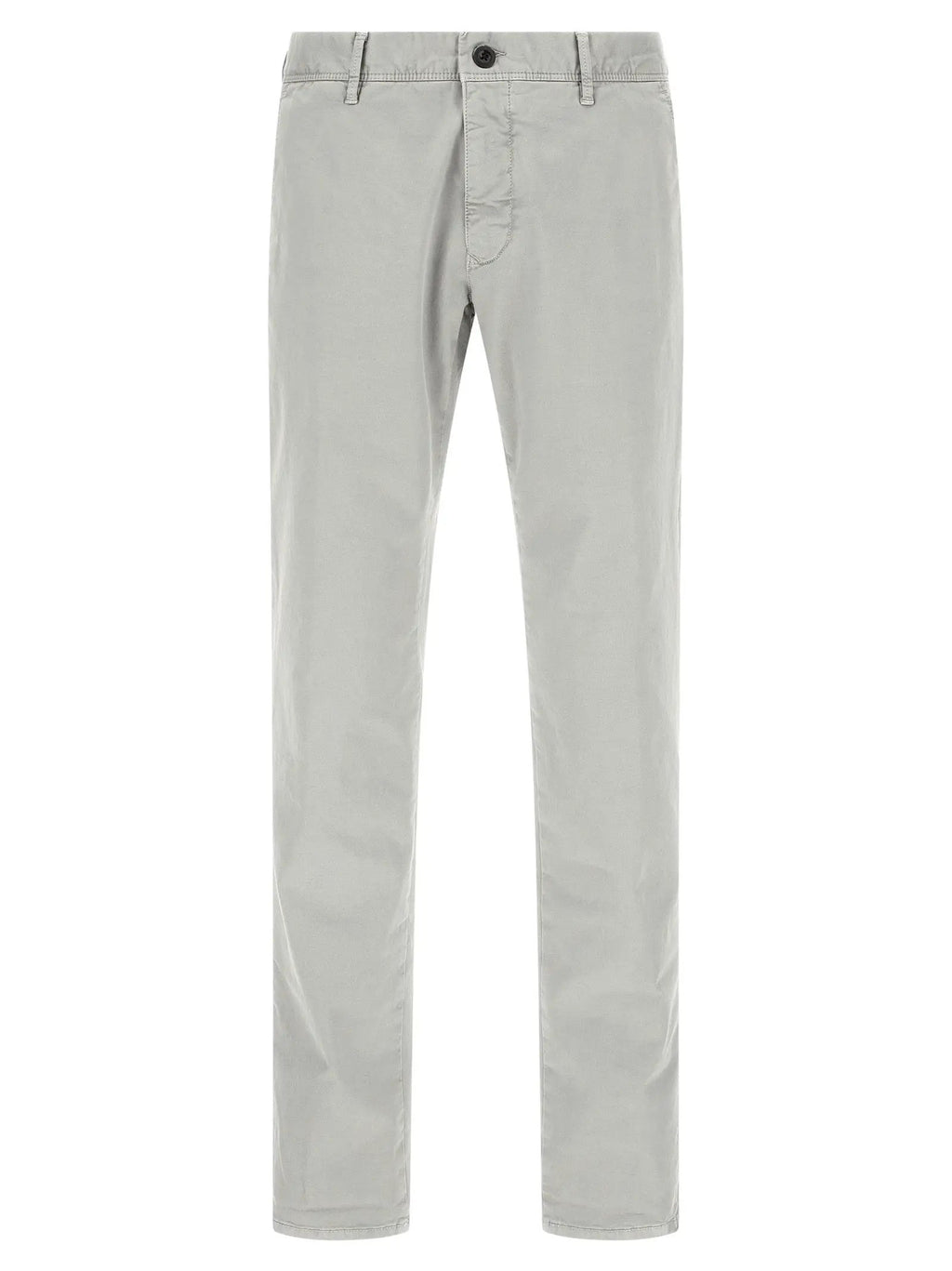 Incotex Gray Cotton Casual Pants