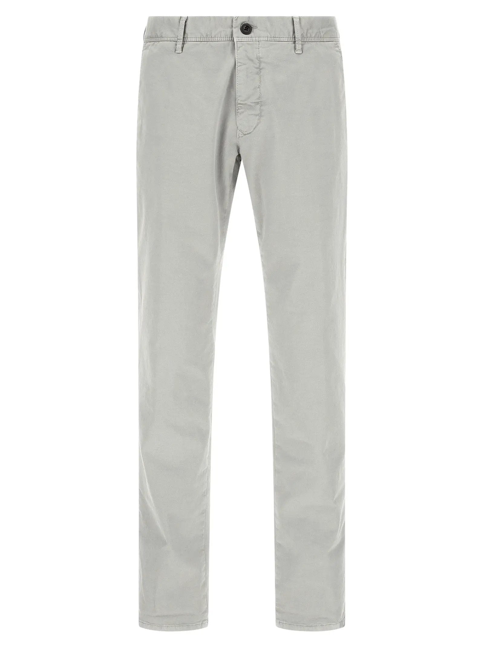 Incotex Gray Cotton Casual Pants