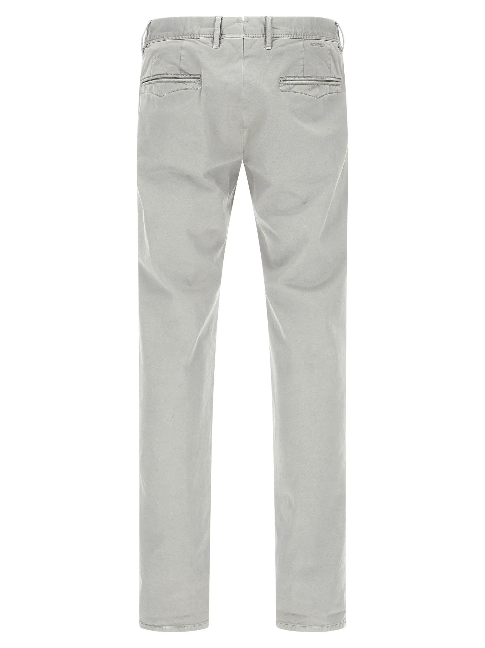 Incotex Gray Cotton Casual Pants