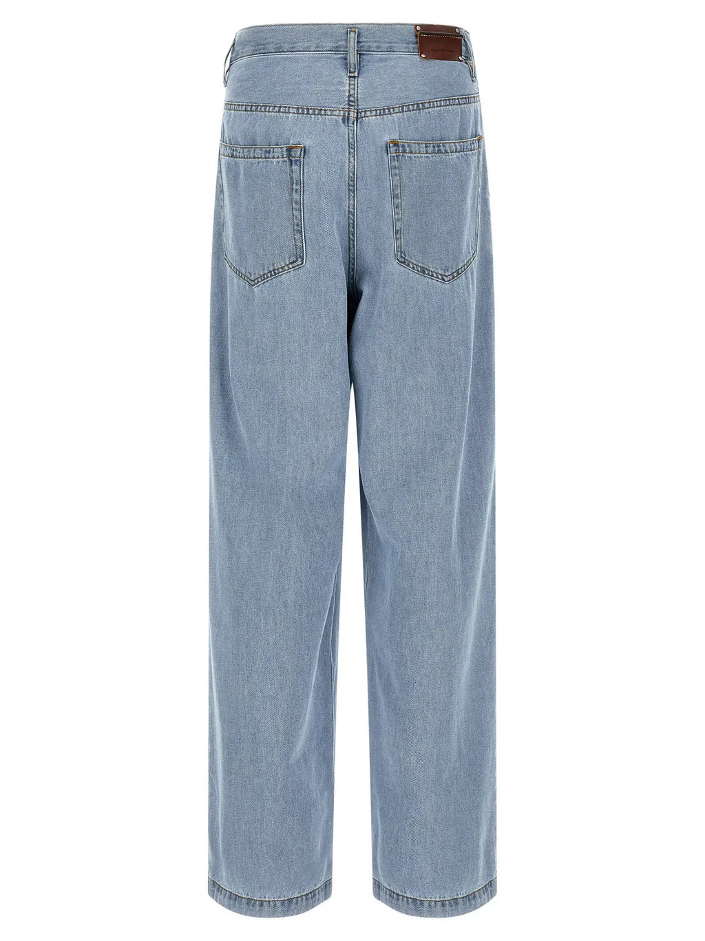 Dries Van Noten Blue Cotton Jeans Denim