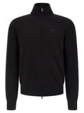 Hugo Boss Black Cotton Cardigan