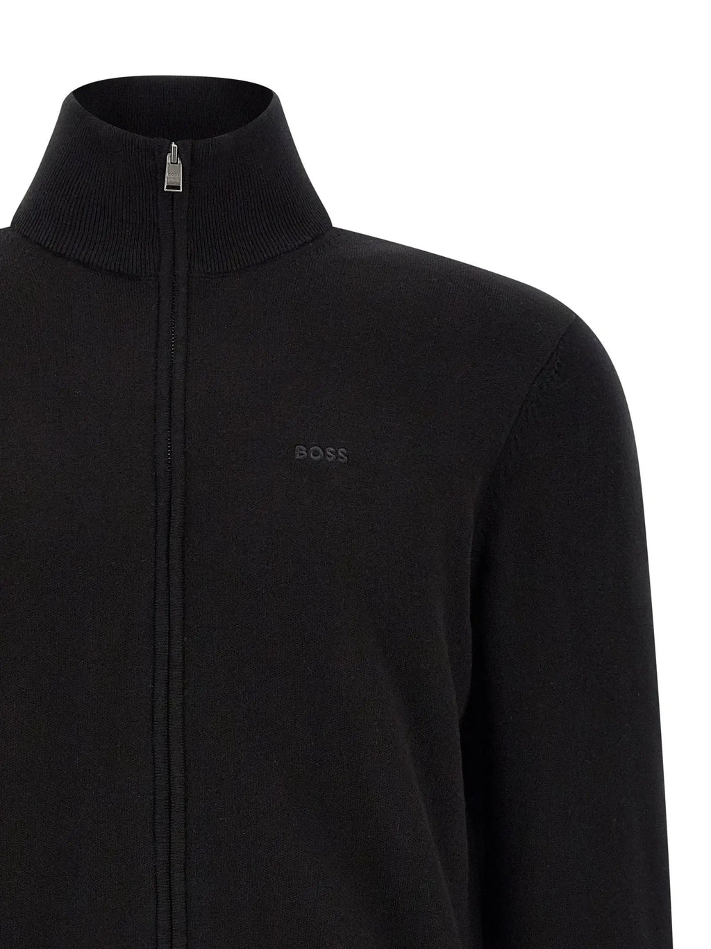Hugo Boss Black Cotton Cardigan