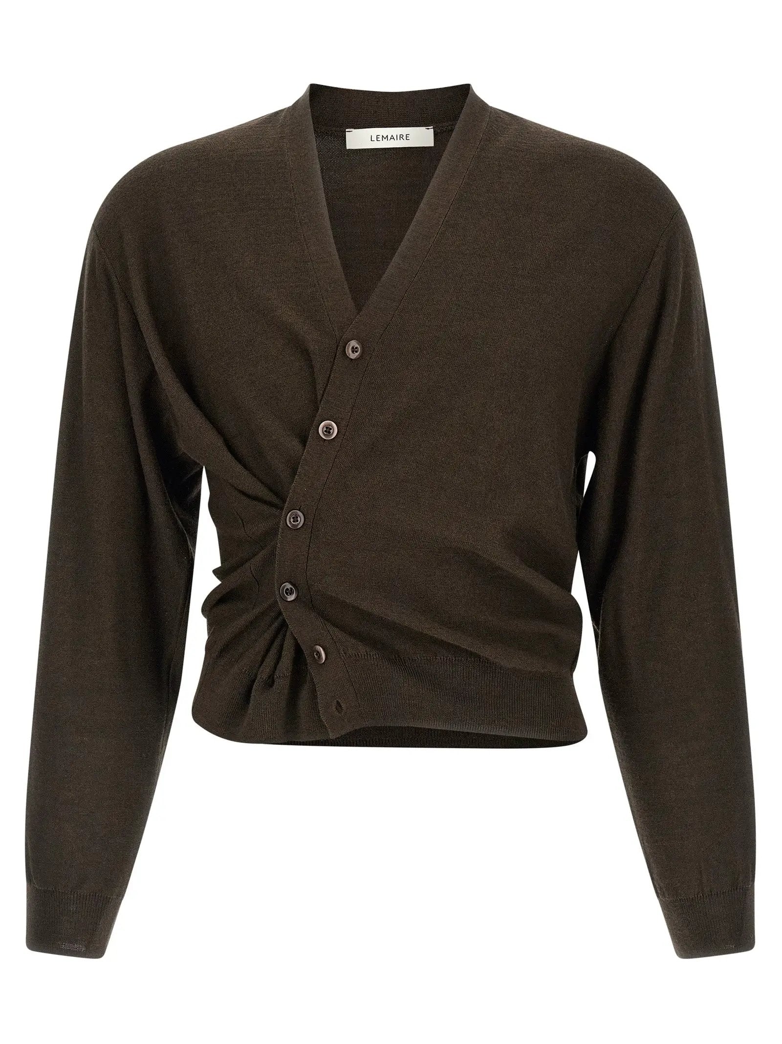 Lemaire Brown Marabou Cardigan