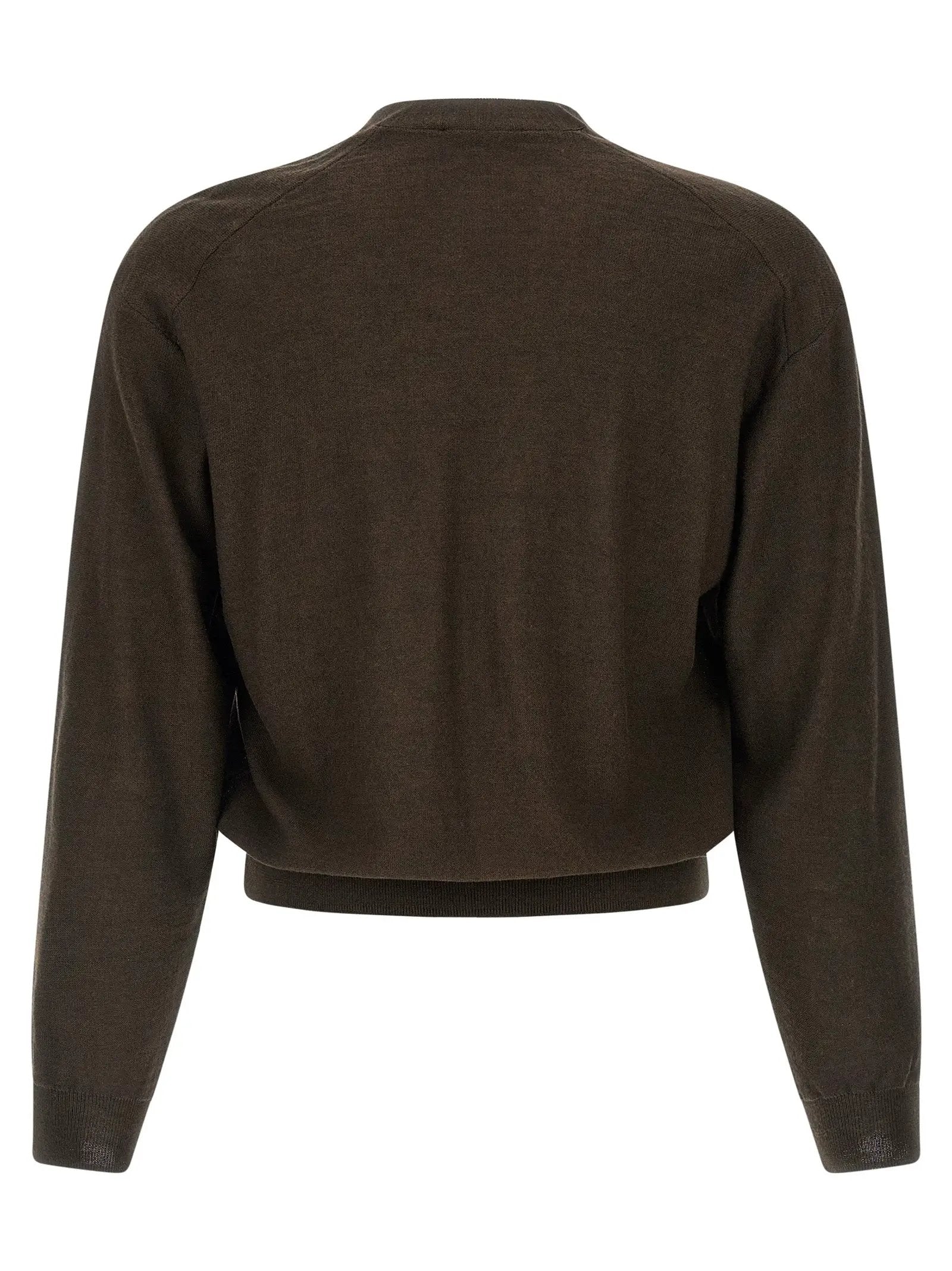 Lemaire Brown Marabou Cardigan
