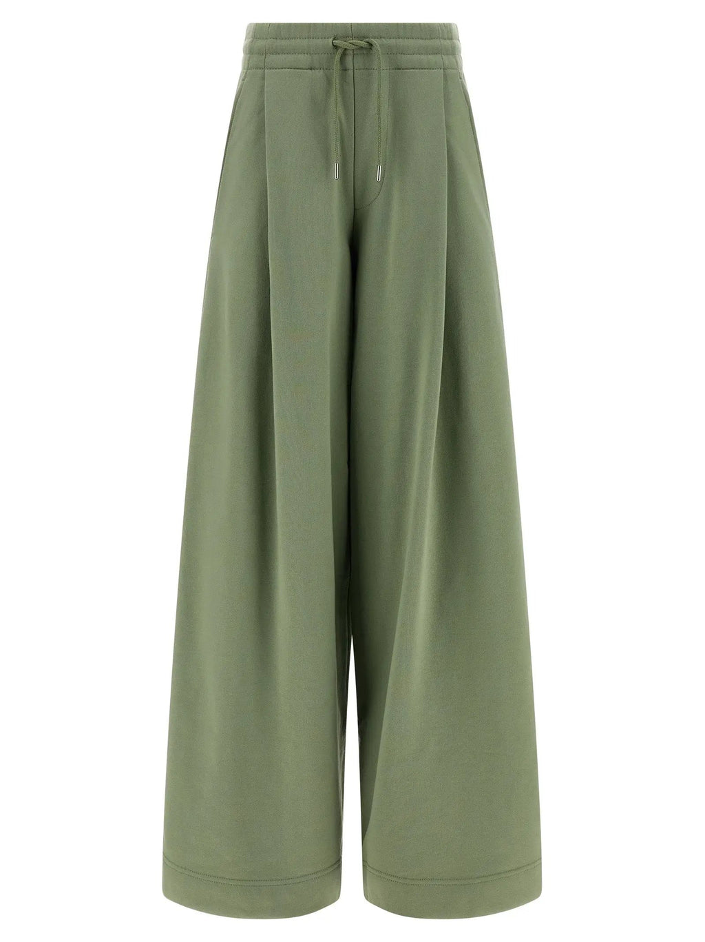Dries Van Noten Bicolor Cotton Casual Pants