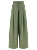 Dries Van Noten Bicolor Cotton Casual Pants