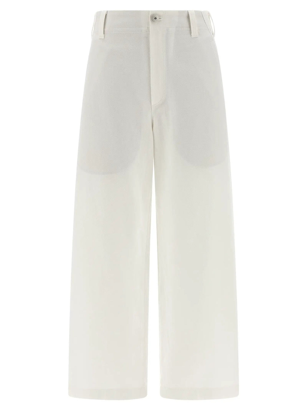Brunello Cucinelli White Cotton Chino Pants