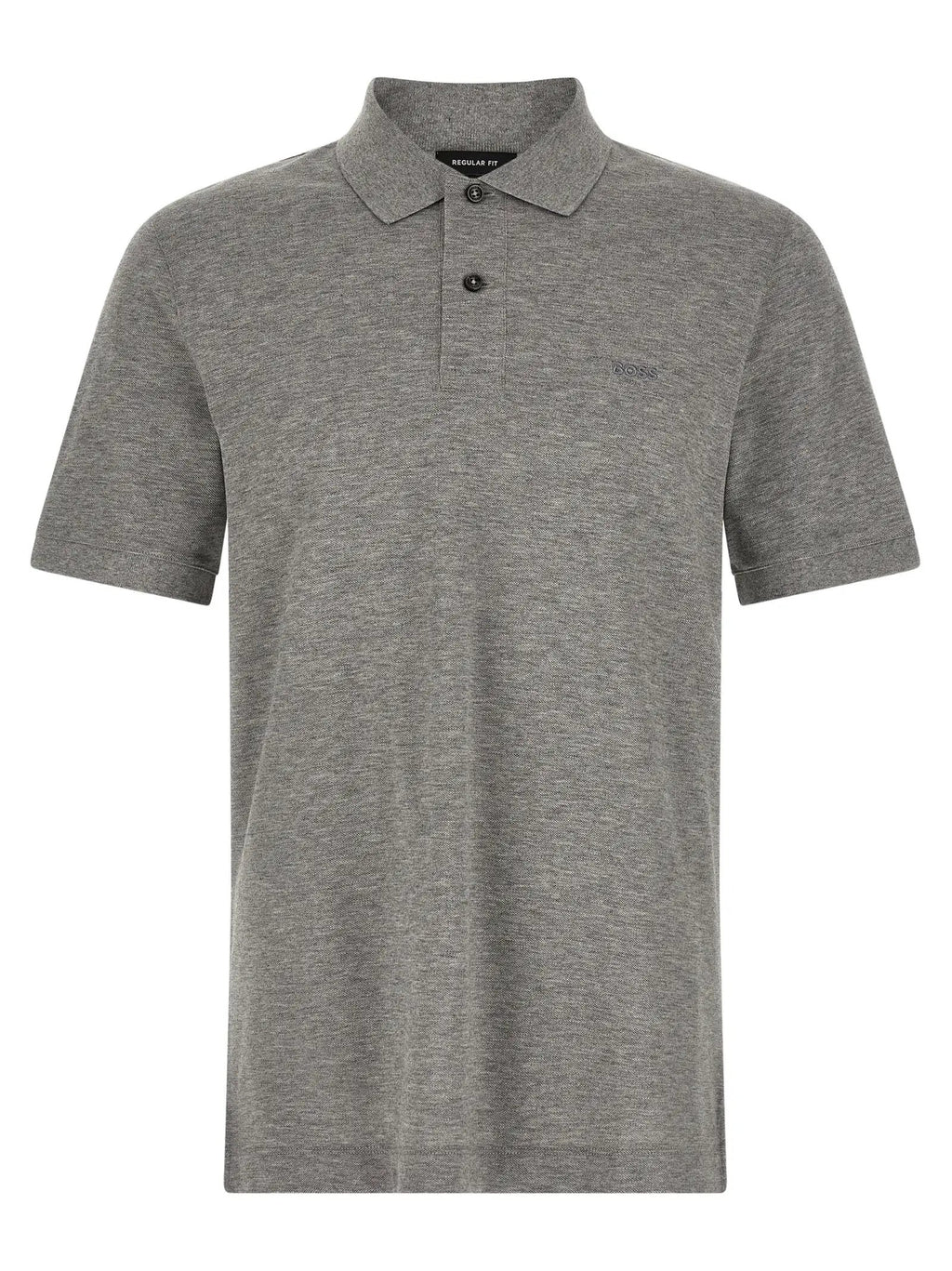 Hugo Boss Gray Cotton Polo Shirt