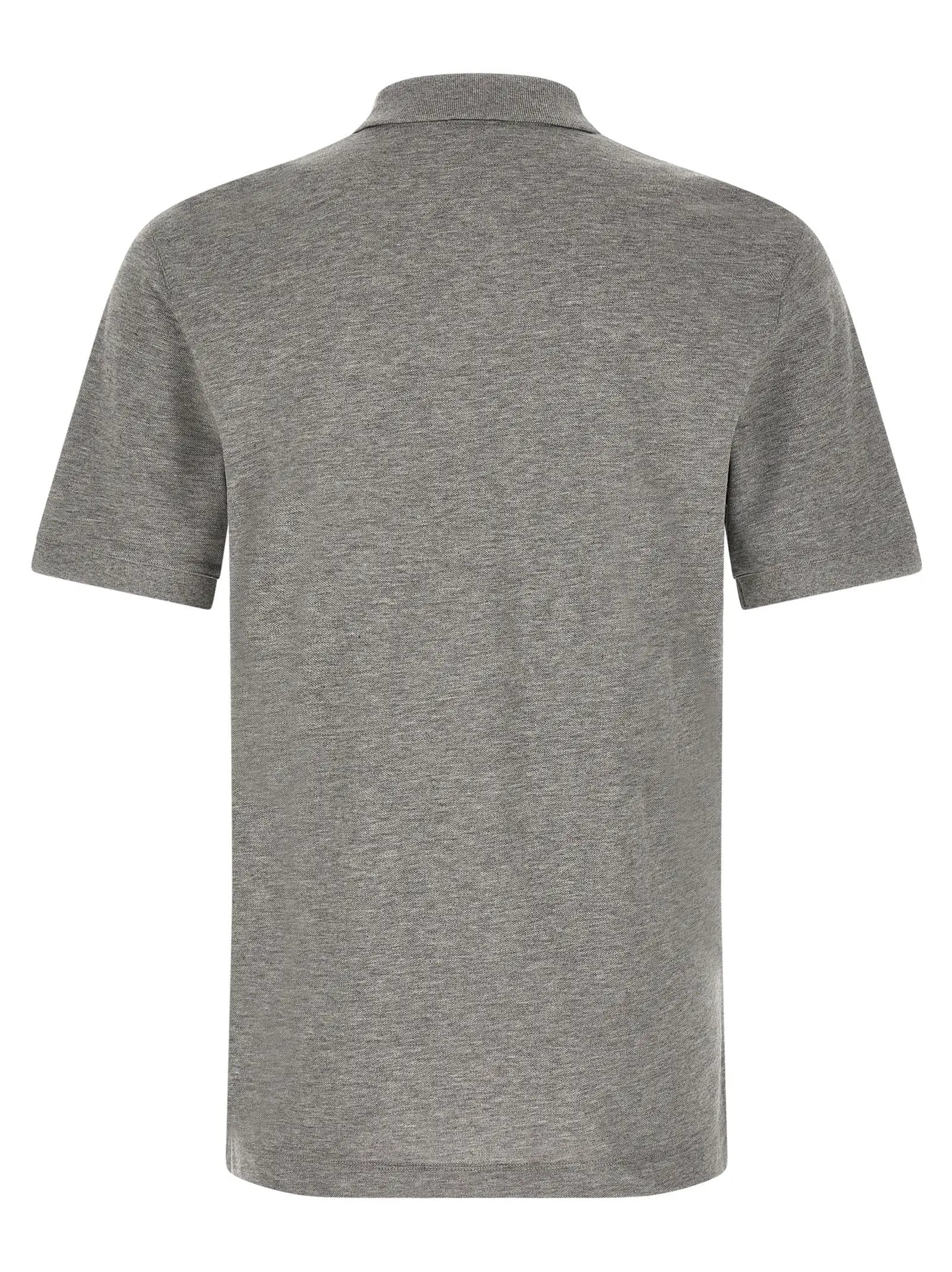 Hugo Boss Gray Cotton Polo Shirt