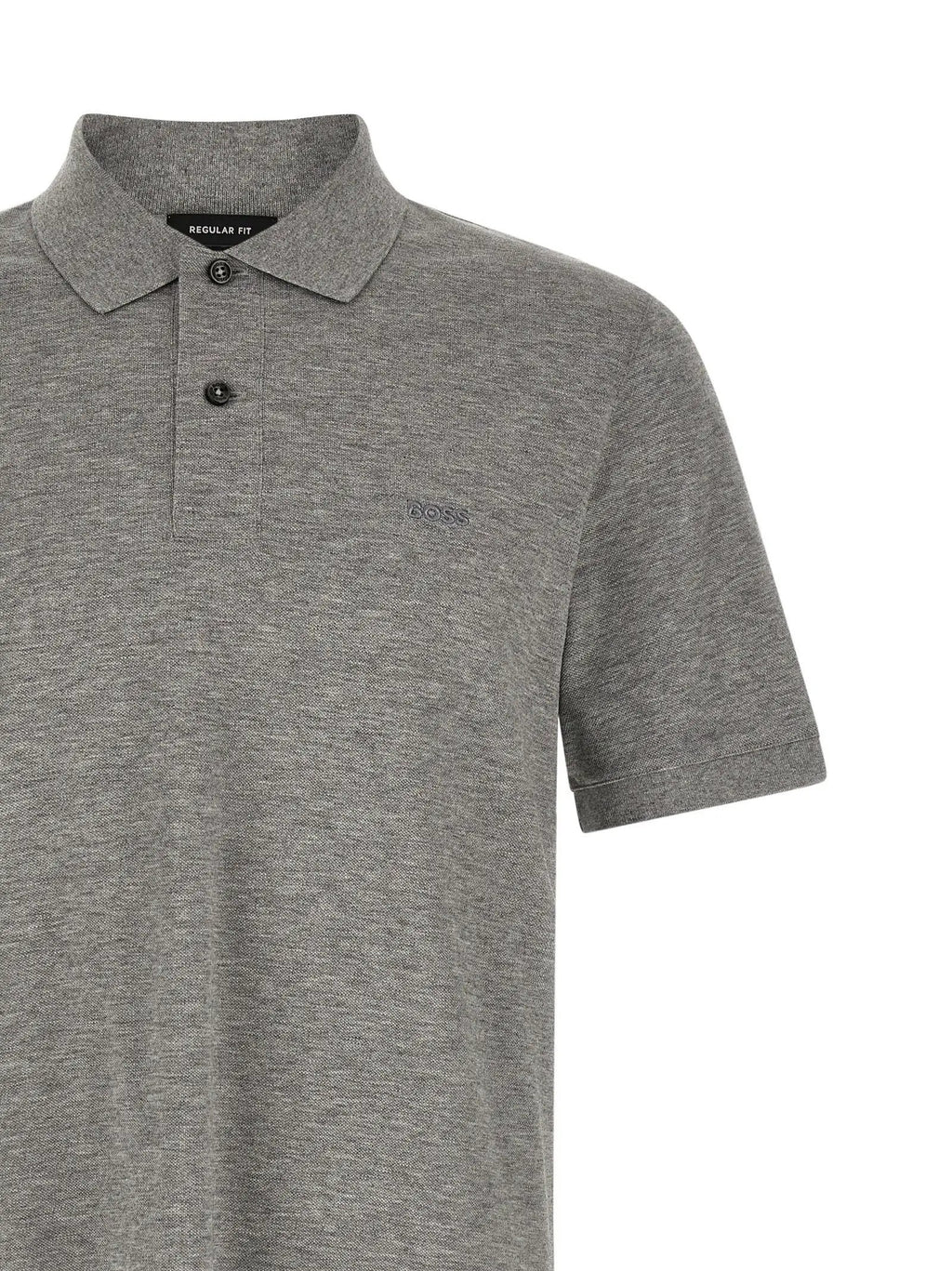 Hugo Boss Gray Cotton Polo Shirt