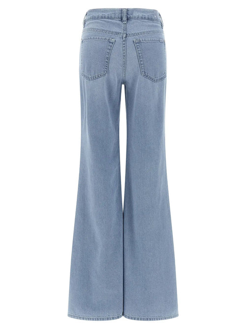 Jean évasé bleu en coton 7 For All Mankind