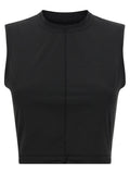 Y-3 Black Polyester Sport Bra