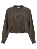 Brunello Cucinelli Brown Cotton Sweatshirt