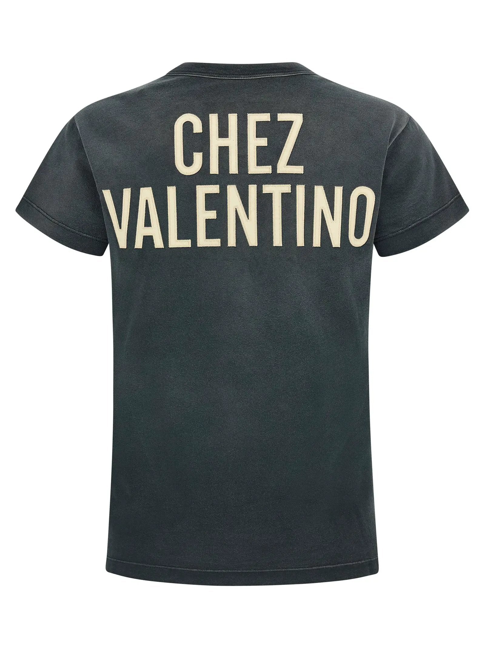 Valentino Garavani Gray Cotton T-Shirt