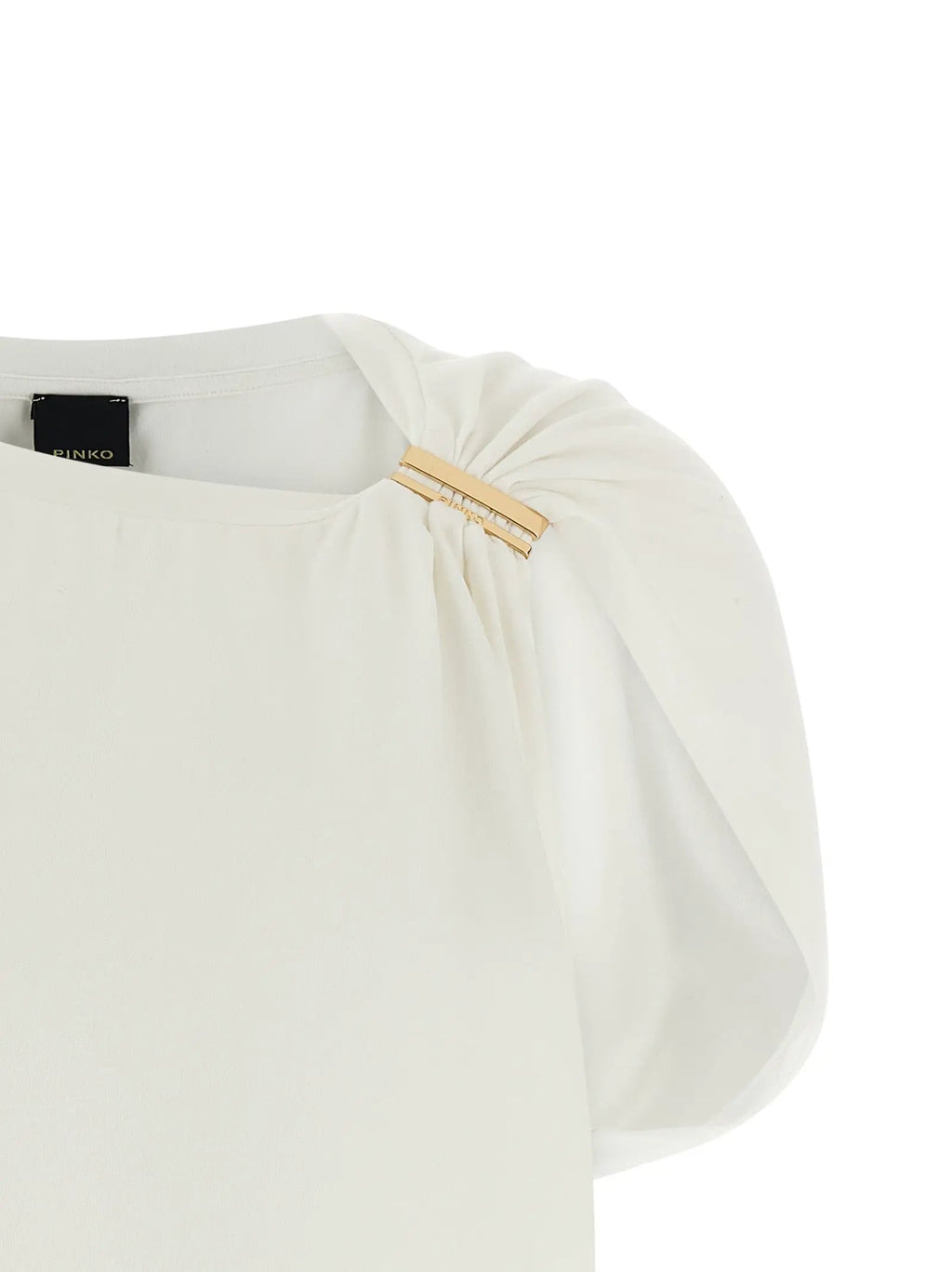 PINKO White Cotton T-Shirt
