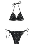 Moschino Bicolor Polyester Bikini