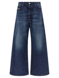 Diesel Blue Cotton Jeans Denim