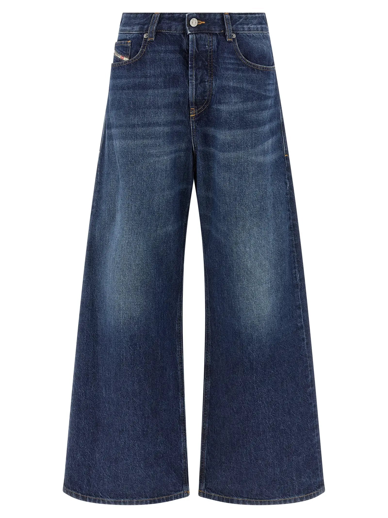 Diesel Blue Cotton Jeans Denim