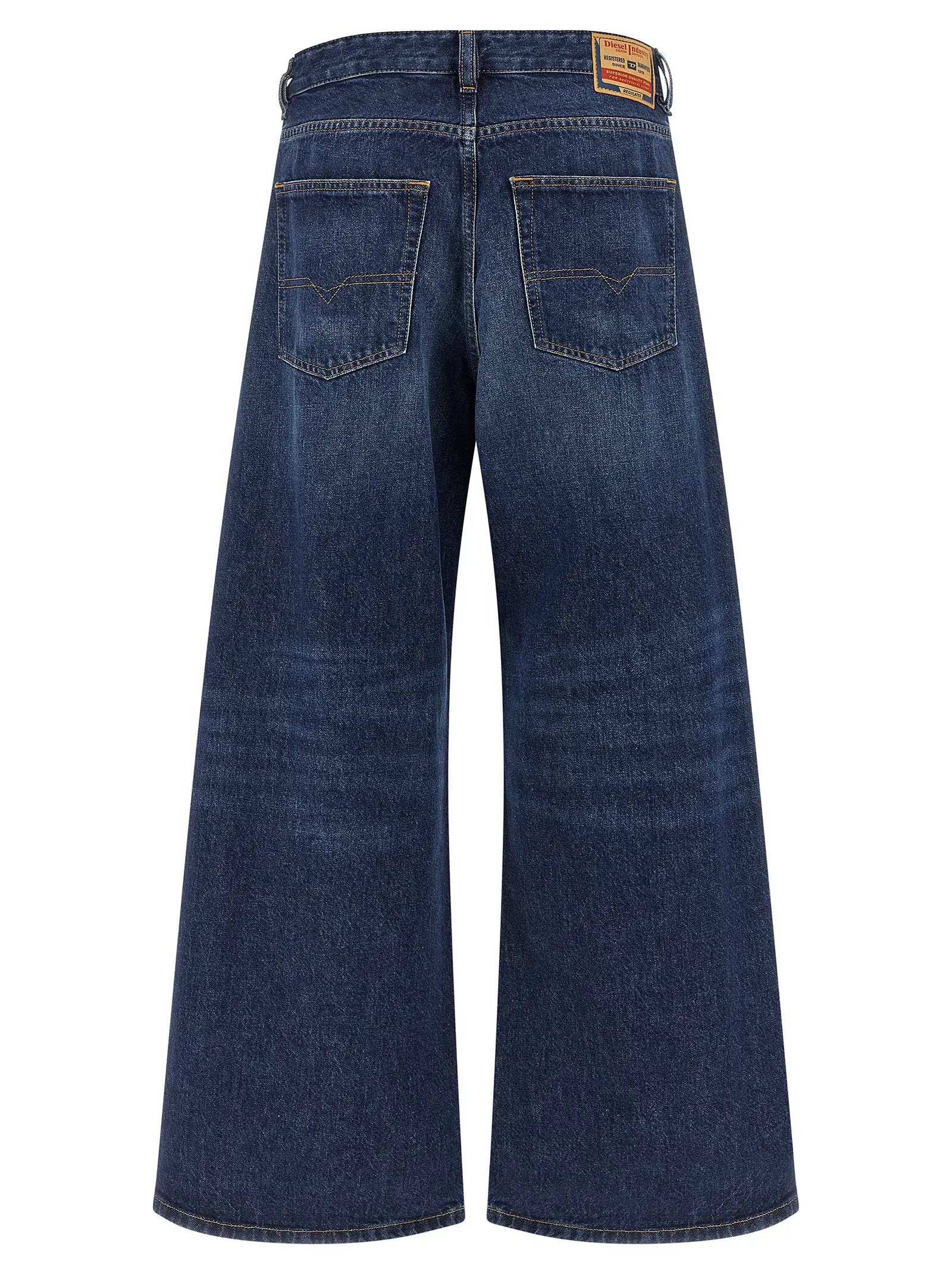 Diesel Blue Cotton Jeans Denim
