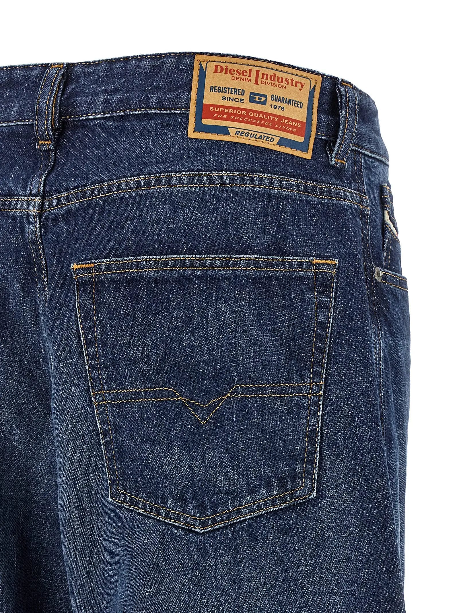 Diesel Blue Cotton Jeans Denim