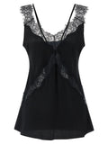 PINKO Black Viscose Sleeveles T-Shirt