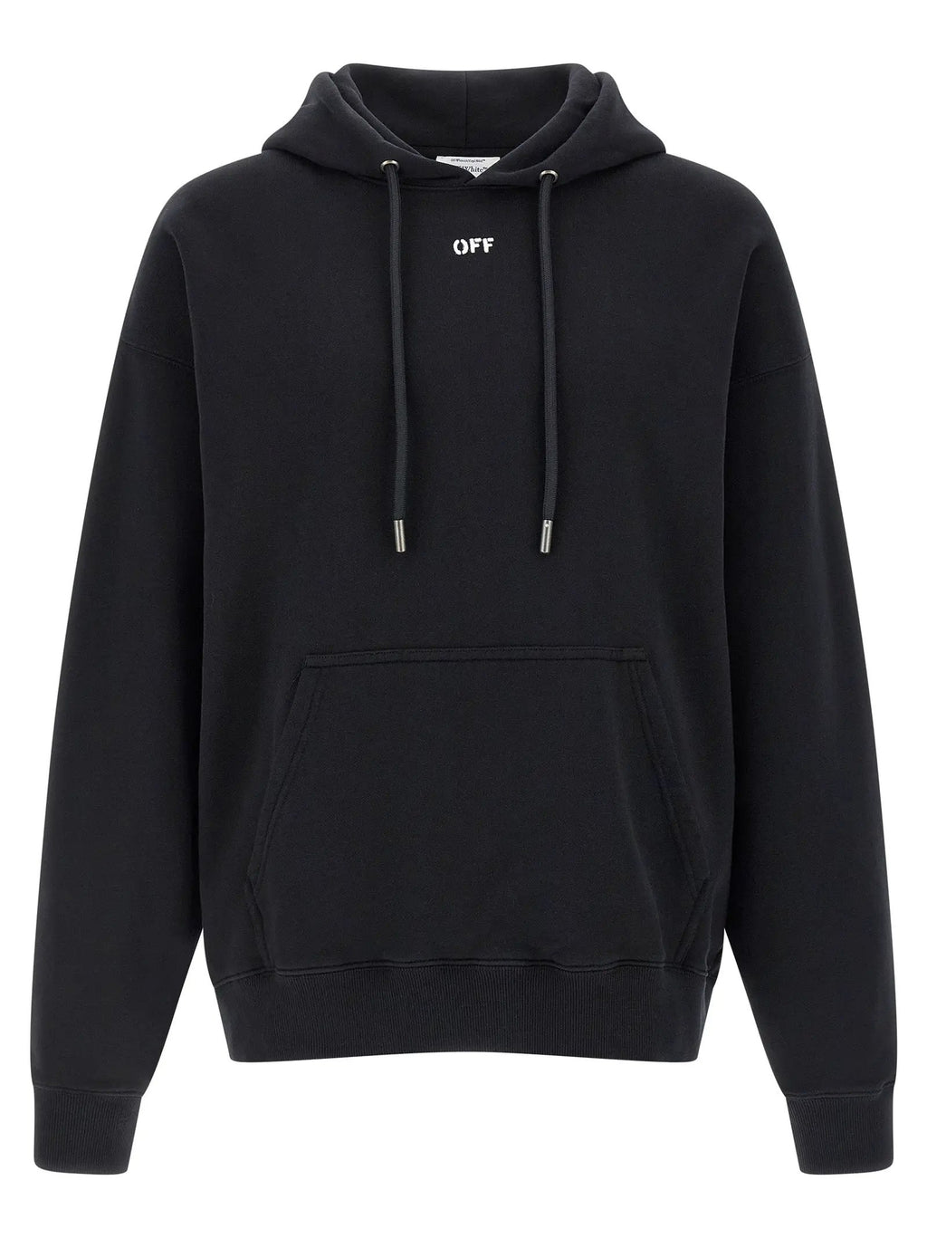 Off-White Black Cotton Sweatshirt